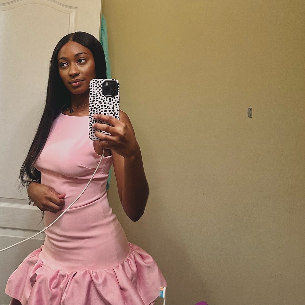Chic Light Pink Sleeveless Dress
